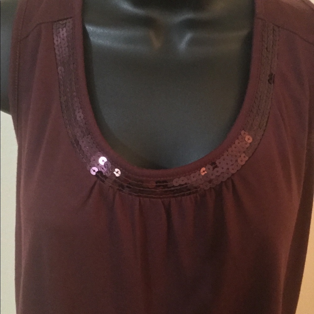 ❗️SALE❗️Croft & barrow brown top - Picture 4 of 8